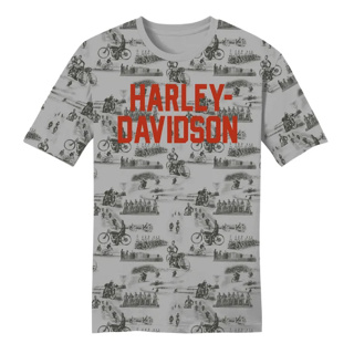 เสื้อยืดผู้ชายลวดลายลิขสิทธิ์แท้จาก Harley Davidson 96592-23VM