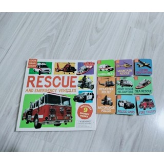 Rescue AirPlanes หนังสือชุดเครื่องบินเฮลิคอปเตอร์ยานพาหนะ สำหรับเด็กผู้ชาย เด็ก 2 ภาษา มือสอง