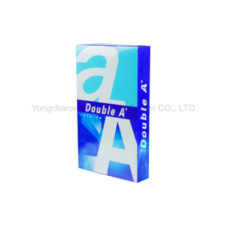 [ยอดนิยม] Double A ดับเบิ้ลเอ AA กระดาษถ่ายเอกสาร 80 แกรม F14 สีขาว 500 แผ่น (1 รีม) คุณภาพดี ไม่ติดเครื่อง คุ้ม ราคาถูก