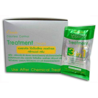 Elracle odorless control ทรีทเม้นท์ cream 3 in 1 1กล่อง24ซอง EXP.12/05/25