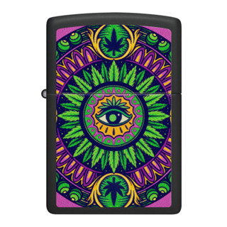 Zippo ไฟแช็กรุ่น 48583  Cannabis Pattern Design ของแท้ รับประกันตลอดชีวิต นำเข้าและจำหน่ายโดยตัวแทนจำหน่าย