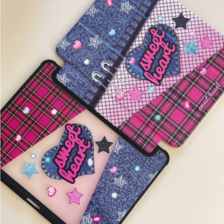 💫พร้อมส่ง💫เคสไอแพด แผ่นหลังอะครีลิ Gen9 10.2 Air5 Denim Star Gen10 Pro11 เคสไอแพด2020 gen8 pro10.5 ช่องใส่ปากกาขวา Air3