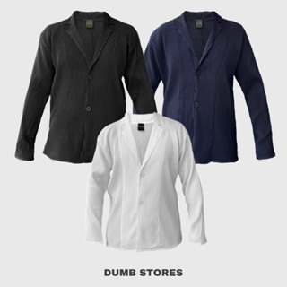 Dumb stores เบลเซอร์อัดพลีท #dumbpleatedblazer01