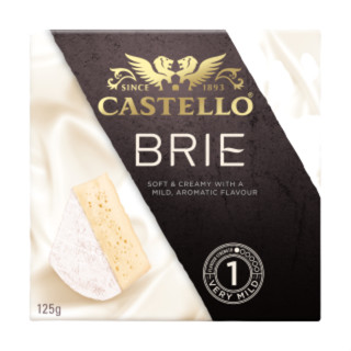 เคสเตลโล่ บรีชีส 125 กรัม - Brie Cheese 125g Castello brand