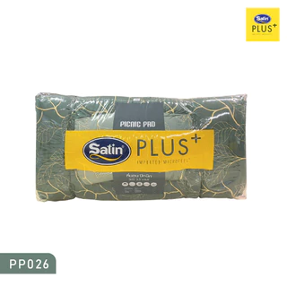 Satin plus ที่นอนปิกนิค ถอดซักได้ ขนาด 3.5 ฟุต นุ่มหนา 3 นิ้ว Smooth & Comfort แถมฟรีหมอนหนุน 1 ใบ