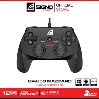 SIGNO E-Sport Gaming Controller รุ่น MAZZARO GP-650 (จอยเกมส์)