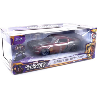 โมเดลรถเหล็ก 1/24 Star-lord &amp; 1967 Shelby GT-500 [JADA]