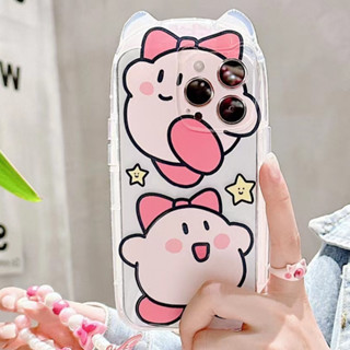 🎁ส่งของขวัญ🎁เคสไอโฟน สำหรับ 11 14 for iPhone Case 13 12 Pro Max น่ารัก ตลก แฟชั่น โซ่มุก กันกระแทก เคสนิ่ม เคสโทรศัพท์