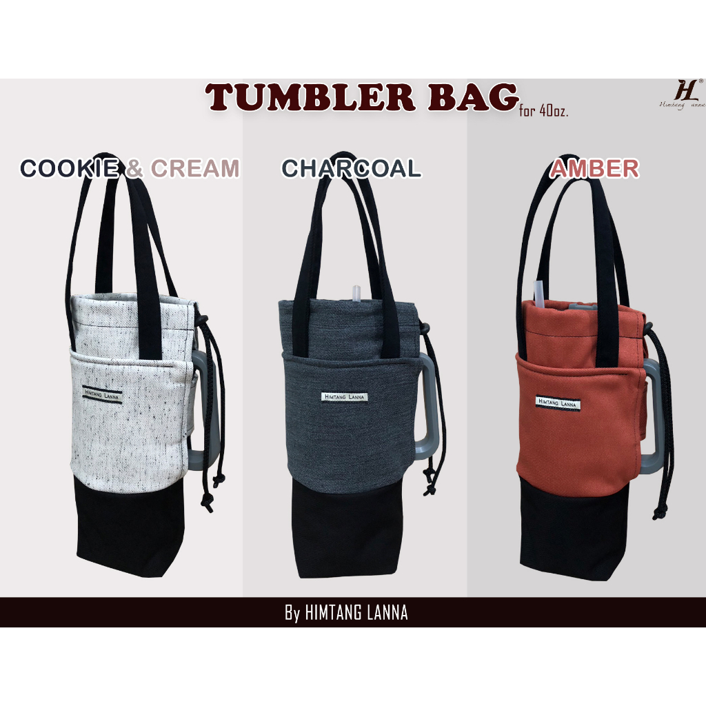 Tumbler bag for 40oz. กระเป๋ายีนส์ใส่แก้วเก็บความเย็น ขนาด 40 ออนซ์ สำหรับแก้วมีหูจับ มีจำนวนจำกัดนะ