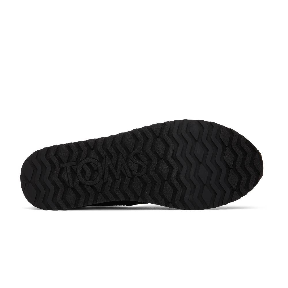 TOMS รองเท้าลำลองผู้ชาย สลิปออน รุ่น Alpargata Resident 2.0 Black Heritage Canvas (CD) รองเท้าลิขสิทธิ์แท้