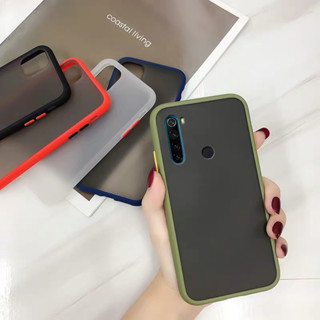 เคสกันกระแทกปุ่มสีผิวด้าน  Redmi Note 7  8  8Pro Note9  9s  9Pro  Note 10 5G 10Pro  Poco X3 Redmi 10C Note11 Note 11s