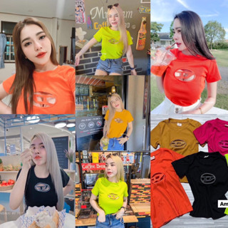 เสื้อดีเชลงานนี้ต้องมีแลว มี5 สี แขนสั้น&amp;แขนยาว พร้อมส่งทุกสี ชอบจัดเลย