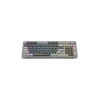 Royal Axe คีย์บอร์ดเกมมิ่งไร้สาย บลูทูธ สามโหมด RGB Y68 Y87 PBT TTC Fast Silver Axis V2 Steampunk