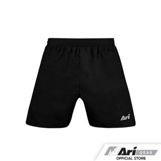 ARI MENS AEROSPEED 5" RUNNING SHORTS - BLACK/SILVER กางเกงวิ่งผู้ชาย อาริ เอโรสปีด สีดำ