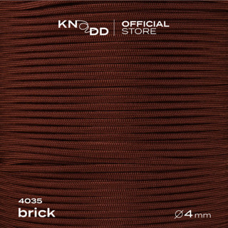 KNODD พาราคอร์ดไนลอน นำเข้าจากอเมริกา สี No.4035: Brick ขนาด 4มม