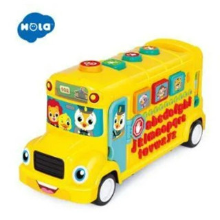 Hola รถบัสโรงเรียนคันใหญ่ ABC สีเหลือง School Bus