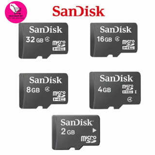 SanDisk เมมโมรี่การ์ด 8GB Micro SD Card พร้อมส่งของแท้