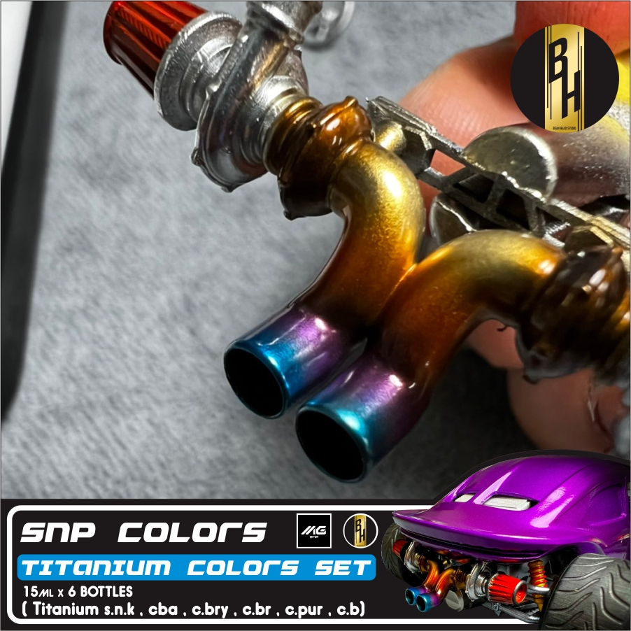 SNP Color ( Titanium Colors Set ) ชุดสีไทเทเนี่ยม เหมาะกับแอร์บรัช