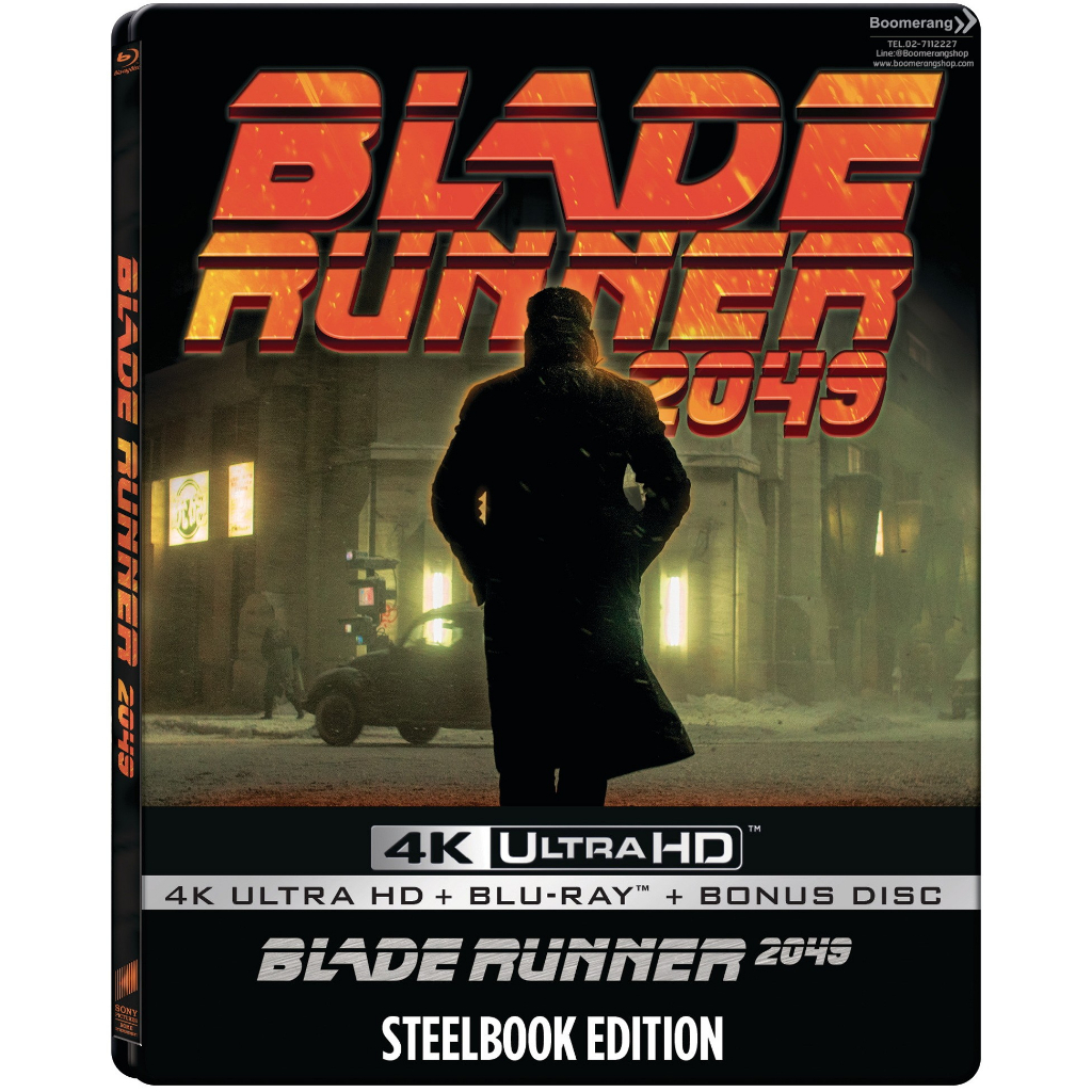 Blade Runner 2049 /เบลด รันเนอร์ 2049 (4K+Blu-ray+Blu-ray Bonus Steelbook) (4K/BD เสียงไทยและซับไทย 