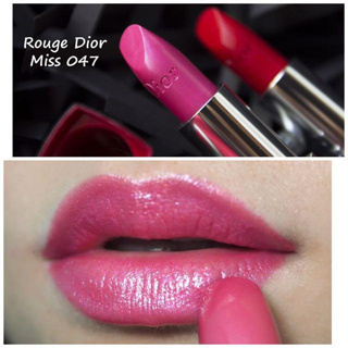 Beauty-Siam แท้ทั้งร้าน !! แบ่งขายลิปสติก DIOR LIPSTICK สี 047 MISS  ขนาด 0.5 กรัม พร้อมแปรงทาลิป