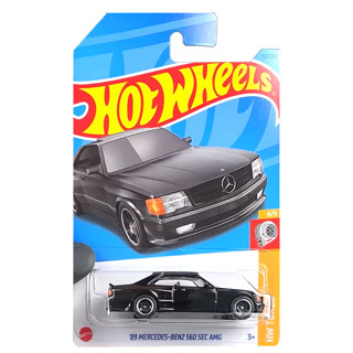 [พร้อมส่ง] รถเหล็ก HOTWHEELS ของแท้  89 Mercedes-Benz 560 SEC AMG