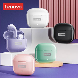 NEWMINE หูฟังบลูทูธ for Lenovo LP40 PRO หูฟังบลูทูธ BT5.1 TWS ขนาดเล็ก พร้อมไมค์ในตัว สําหรับ IOS Android