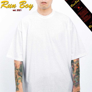 เสื้อยืด RUNBOY ป้ายแดง สีขาว