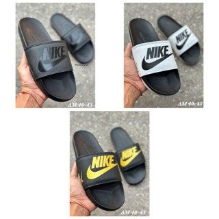 รุ่นใหม่ Nike รองเท้าแตะพื้นนุ่ม