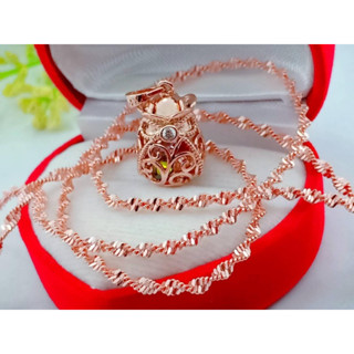 สร้อยคอนาค พร้อมจี้ถุงเงิน เปิดฝาได้ หนักรวม 1 บาท เลือกลายสร้อยได้ มีความยาว 18 20 นิ้ว