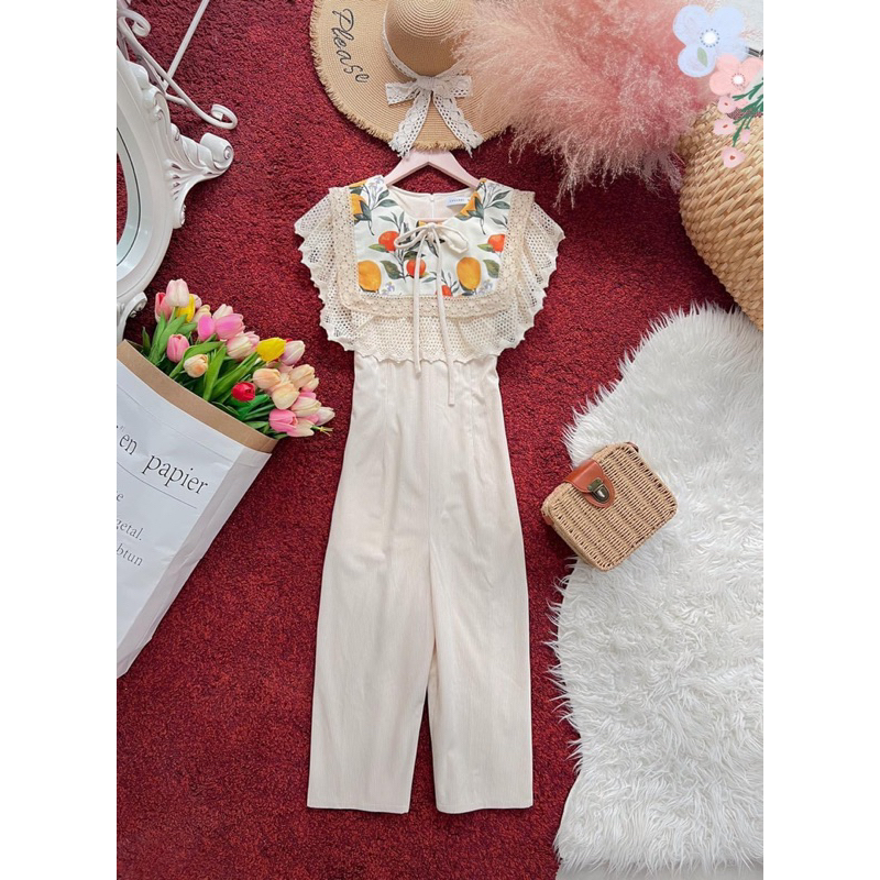 ชุดให้นม จั๊มสูทให้นมบุตร lullaby size M #lullaby #เดรสlullaby #เดรสให้นม