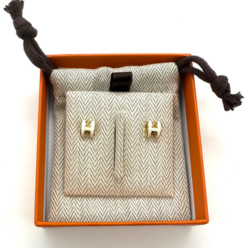 hermes pop h mini earring