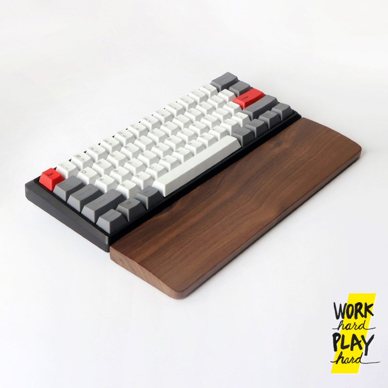 WHPH Shop ที่รองข้อมือ keyboard แบบไม้ ใช้กับ Keychron ที่รองข้อมือคีย์บอร์ด บรรเทาอาการเจ็บข้อมือ งานส่งออกขายบน Amazon