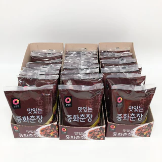 ซอสทำจาจังมยอน ซอสชุนจัง 250g Black Bean Paste ซอสเต้าเจี้ยวเกาหลี 춘장 ซอสเต้าเจี้ยวดำ