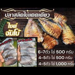 ปลาสลิดแดดเดียว Size 4-5 ตัว  500/1000 กรัม (แพ็คโฟมฟรีทุกออร์เดอร์) ปลาสลิด