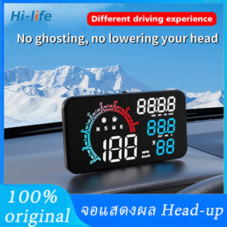 เครื่องวัดความเร็ว จอแสดงผล Head-up A600 HUD GPS จอแสดงผล LED มัลติฟังก์ชั่น ชิ้นส่วนรถยนต์ สัญญาณเตือนความเร็วเกินอุปกร