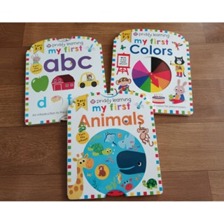 Priddy Learning book series, My First ABC / Colors / Animals