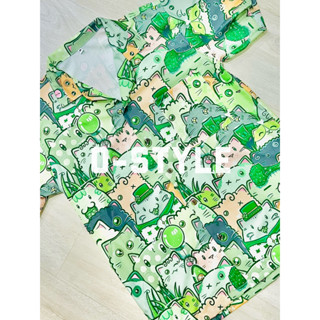 เสื้อฮาวาย ผ้าไหมอิตาลี H331