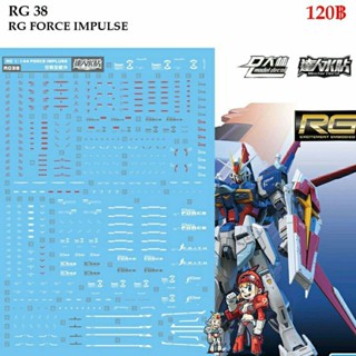 ดีคอลน้ำ [D.L. Darlin] RG38 Force Impulse RG 1/144 Water Decal RG 38