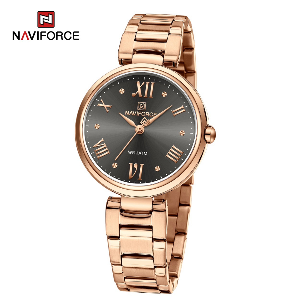 Naviforce รุ่น NF5030 นาฬิกาข้อมือผู้หญิง Naviforce แบรนด์จากญี่ปุ่น ของแท้ประกันศูนย์ไทย 1 ปี
