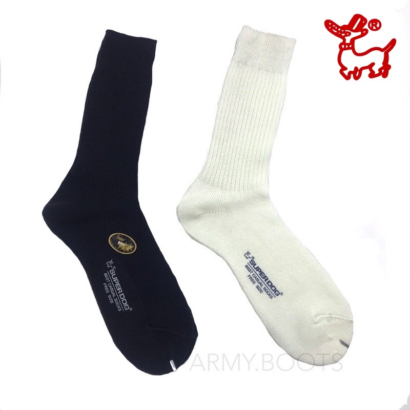 ถุงเท้าไหมพรม SuperDOG ถุงเท้า รด.