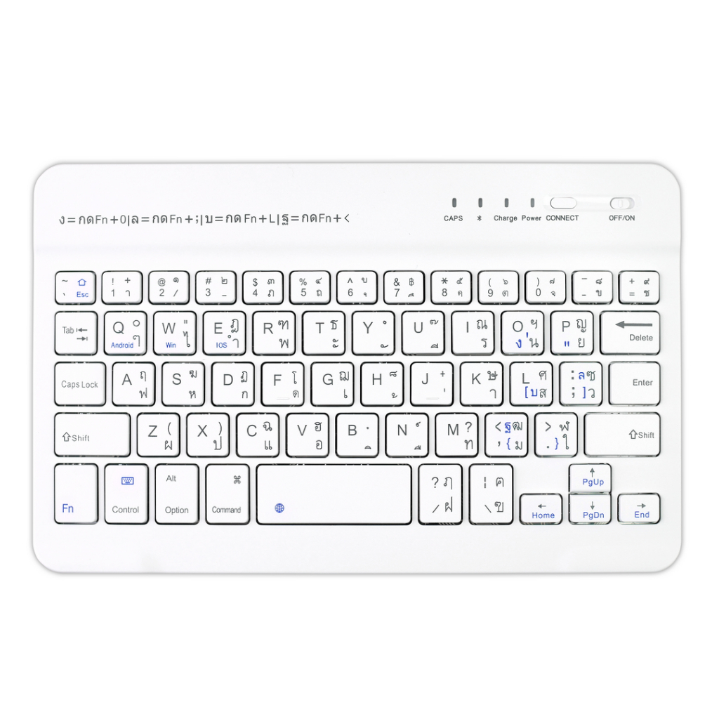 แป้นพิมพ์ไทย เคสคีย์บอร์ด ( keyboard ) เคส สำหรับ ไอแพด รูปที่ 4
