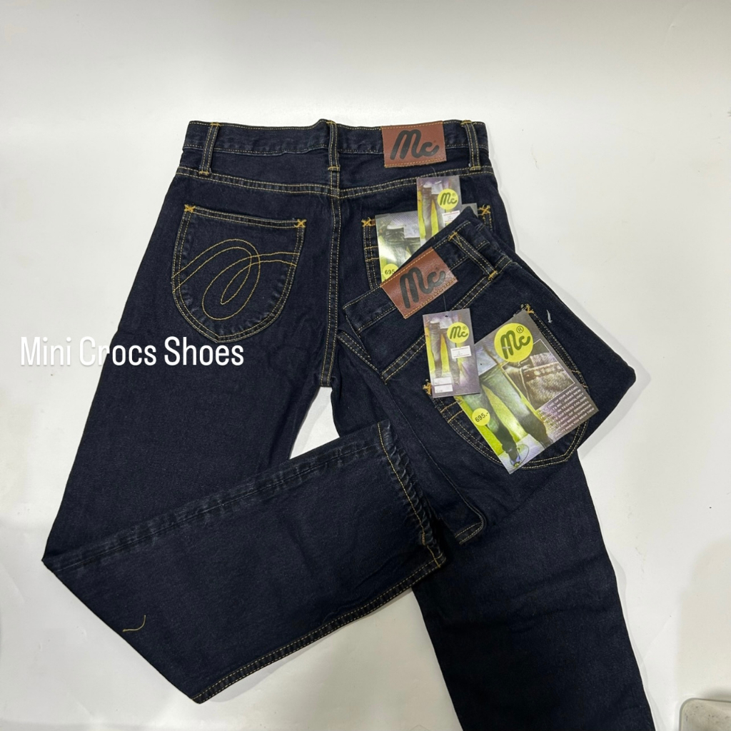 กางเกงยีนส์ ขายาว ผู้ชาย M c jeans ผ้าฟอกนิ่ม เป้าซิป ใส่สะดาก สบาย มีไซส์29---42