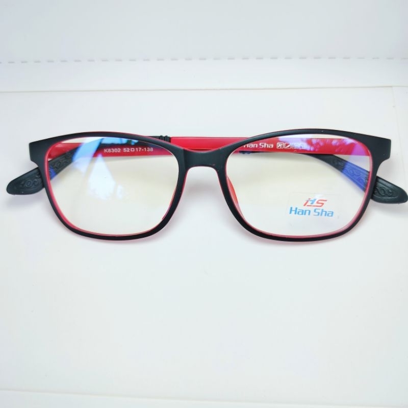 กรอบแว่นตาพลาสติกรุ่นHS k8302ขนาด52-17-138