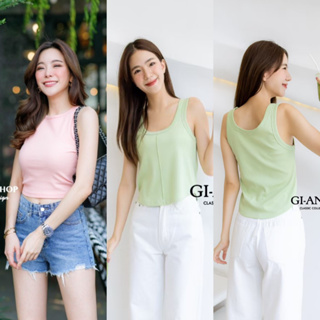 Gi-ants​ เสื้อกล้ามผู้หญิง ผ้าร่องใหญ่​ CARDIGAN_NISTA​