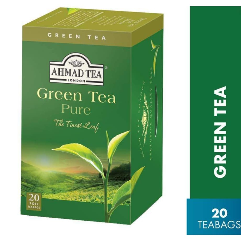ชาเขียว Ahmad Tea Green Tea (20 Teabags) Halal Certified