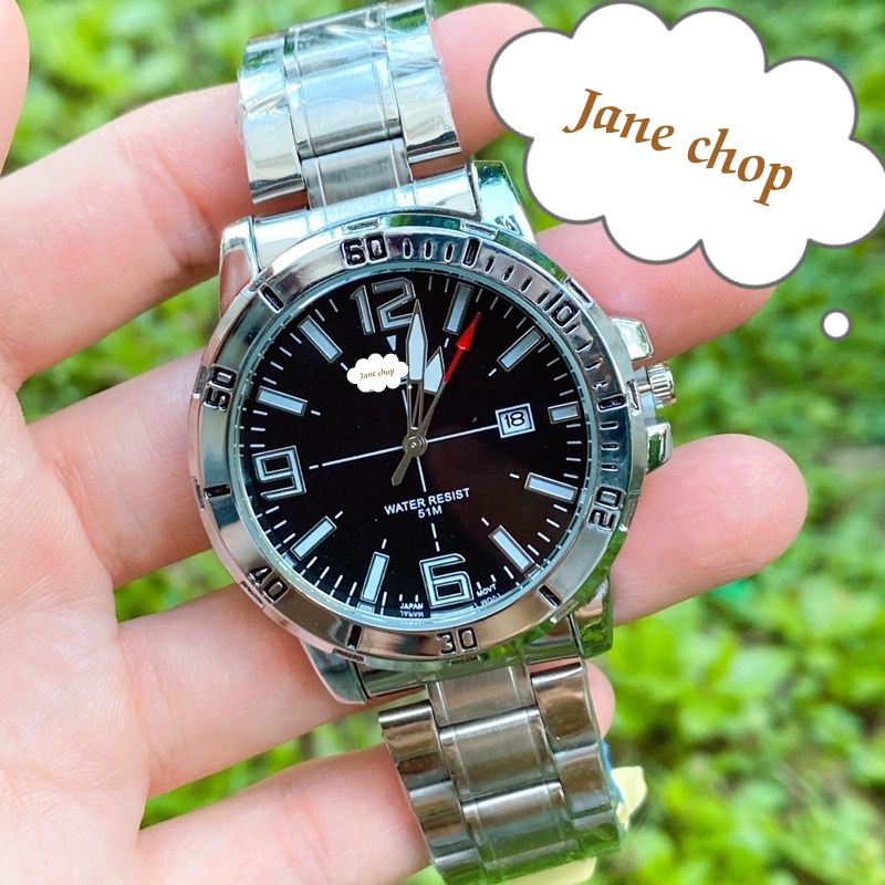 Casio นาฬิกาข้อมือแฟชั่น สำหรับผู้ชาย สายสแตนเลส ดูวันที่ได้ ราคาไม่แพง แถมฟรีกล่องกระดาษใส่นาฬิกา+ตั้งเวลาพร้อมส่งจ้าา