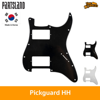 WSC Partsland Pickguard HH  No Pot Hole ปิ๊กการ์ด 2 Humbucker ไม่มีรูโวลุ่ม 3-PLY Made in Korea