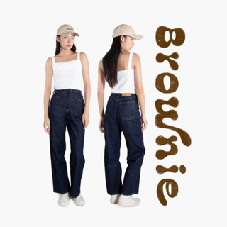 (รบกวนเช็ค Size Chart) MONDAYMORNING BUDDY JEANS BROWNIE COLOR