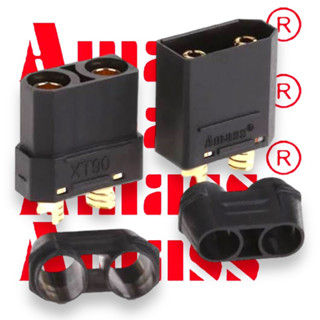 XT90 XT90H XT90S XT90สีดำ #Amassของแท้ ขั้วต่อแบตเตอรี่ RC ปลั๊กเสียบ ESC Connectors จำนวน 1คู่