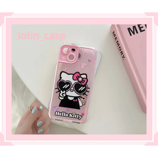 🎁ส่งของขวัญ🎁เคสไอโฟน สำหรับ 11 13 for iPhone Case 14 12 Pro Max แฟชั่น น่ารัก ตลก แมวดำ กันกระแทก ปกป้อง เคสโทรศัพท์